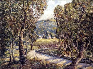 A Turn Of The Road Tennessee by Ernest Lawson - Oil Painting Reproduction