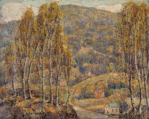 Beeches by Ernest Lawson Oil Painting