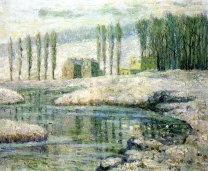 Creek in Winter painting by Ernest Lawson