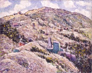 Gold Mining, Cripple Creek by Ernest Lawson Oil Painting