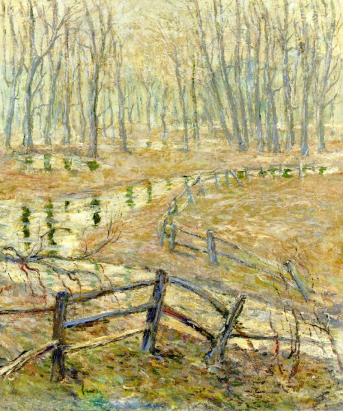 Main Product Photo of Landscape with Stream Painting by Ernest Lawson