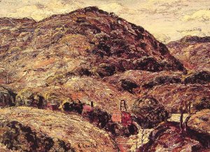 Mountain Landscape by Ernest Lawson Oil Painting
