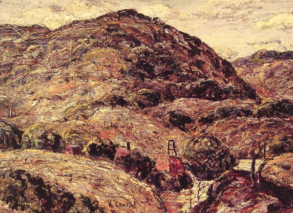Mountain Landscape by Ernest Lawson - Hand-Painted Oil Painting Reproduction