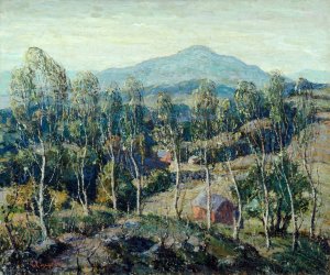 New England Birches by Ernest Lawson Oil Painting