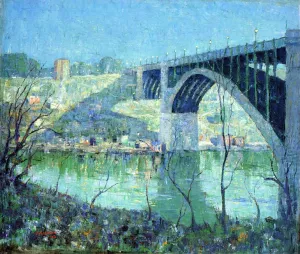 Spring Night, Harlem River painting by Ernest Lawson