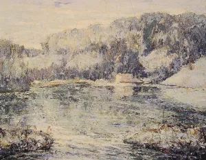 Winter, Spuytin Duyvil by Ernest Lawson Oil Painting