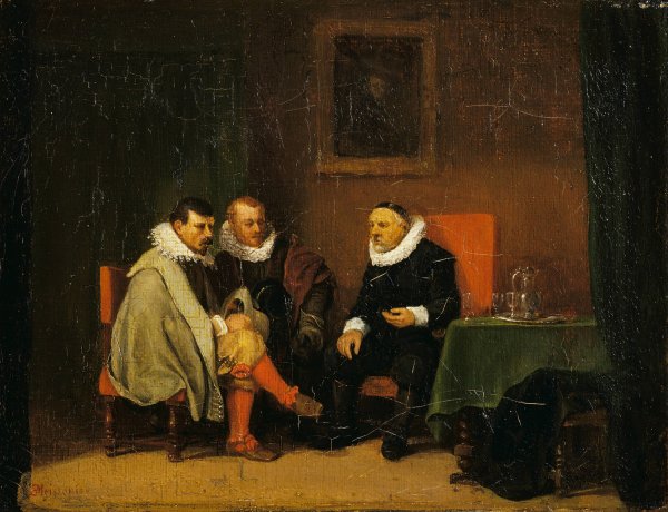 Main Product Photo of Dutch Burghers  Painting by Ernest Meissonier