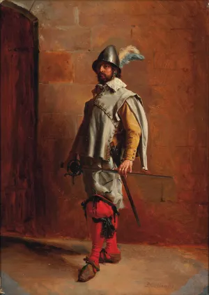 Soldat by Ernest Meissonier Oil Painting