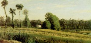 Landscape in France by Ernest Wadsworth Longfellow Oil Painting