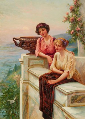Goodbye by Ernest Walbourn Oil Painting