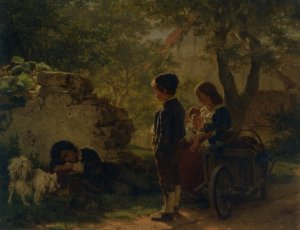 Der Heimat by Ernst Bosch Oil Painting