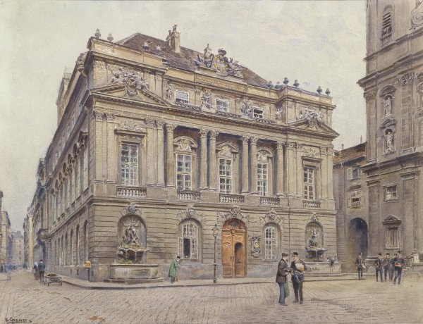 Main Product Photo of Alte Universitat Wien Painting by Ernst Graner