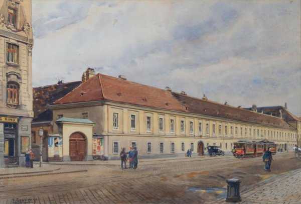 Main Product Photo of Rennweg Wien Painting by Ernst Graner