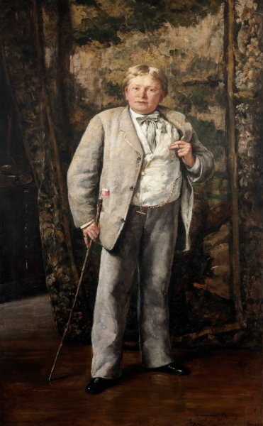 Carl Skanberg, Landscape Painter  by Ernst Josephson - Hand-Painted Oil Painting Reproduction