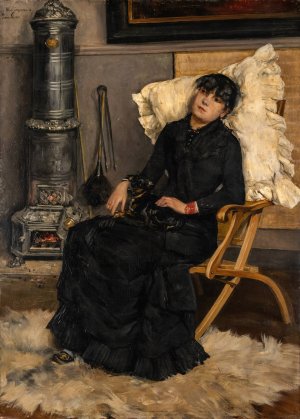Convalescent by Ernst Josephson Oil Painting