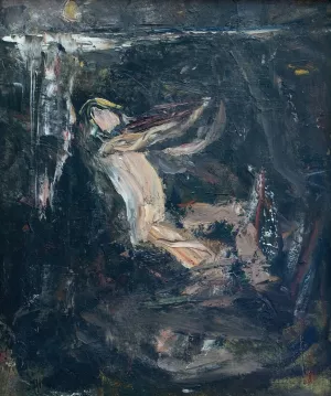 Sketch for the Water Sprite by Ernst Josephson Oil Painting