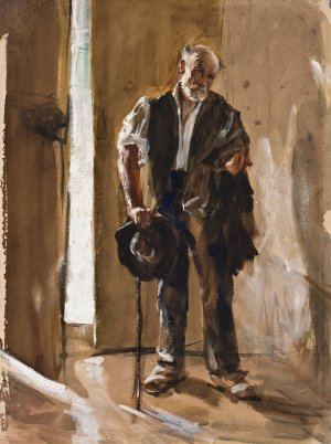 Spanish Beggar by Ernst Josephson Oil Painting