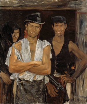 Spanish Smiths by Ernst Josephson Oil Painting