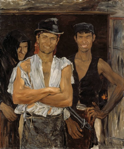 Spanish Smiths  by Ernst Josephson - Hand-Painted Oil Painting Reproduction