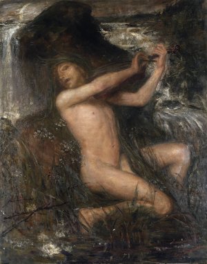 The Water Sprite by Ernst Josephson Oil Painting