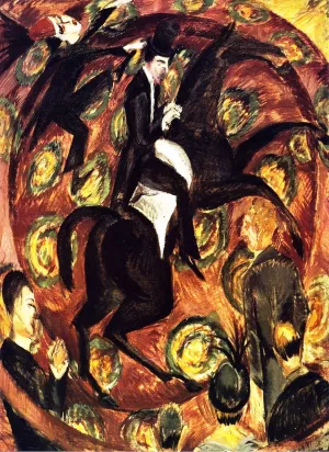 Circus Rider painting by Ernst Ludwig Kirchner