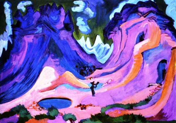 Main Product Photo of Die Amselfuh Painting by Ernst Ludwig Kirchner
