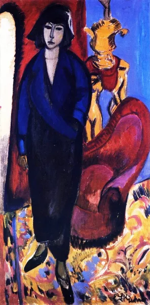 Die Russin painting by Ernst Ludwig Kirchner