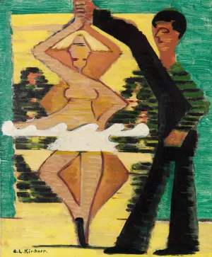 Drehende Tanzerin Oil painting by Ernst Ludwig Kirchner
