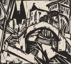 Elisabeth-Ufer by Ernst Ludwig Kirchner Oil Painting
