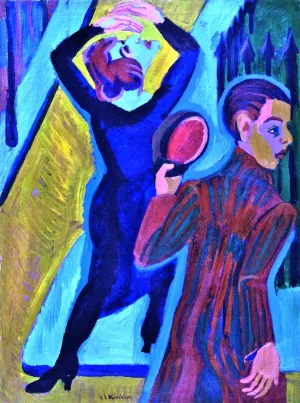 Farewell by Ernst Ludwig Kirchner Oil Painting