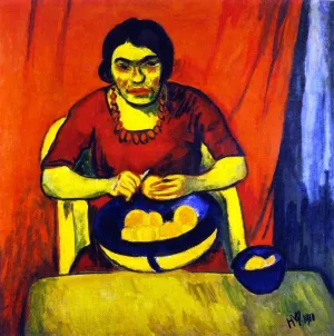 Fruit Bowl painting by Ernst Ludwig Kirchner