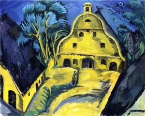 Gut Staberhof, Fahmarn I by Ernst Ludwig Kirchner - Oil Painting Reproduction