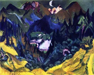 Junkerboden by Ernst Ludwig Kirchner Oil Painting