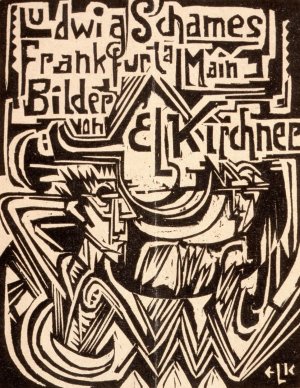 Ludwig Schames, Frankfurt am Main by Ernst Ludwig Kirchner Oil Painting