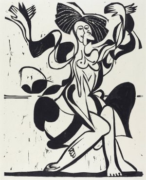 Mary Wigman's Dance by Ernst Ludwig Kirchner Oil Painting