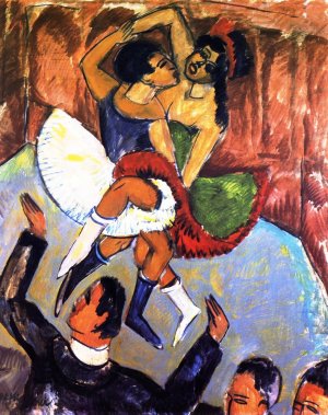 Negertanz Oil painting by Ernst Ludwig Kirchner