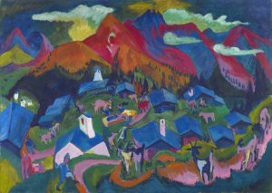 Return of the Animals by Ernst Ludwig Kirchner Oil Painting