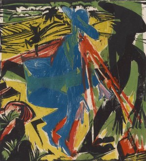 Schlemihls Begegnung mit dem Schatten by Ernst Ludwig Kirchner Oil Painting