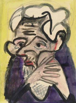 Schweizer Bauerin by Ernst Ludwig Kirchner Oil Painting