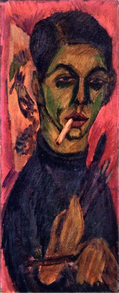 Self-Portrait 2 Oil painting by Ernst Ludwig Kirchner