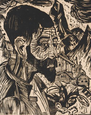 Sennkopf by Ernst Ludwig Kirchner Oil Painting