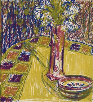 Still Life by Ernst Ludwig Kirchner Oil Painting