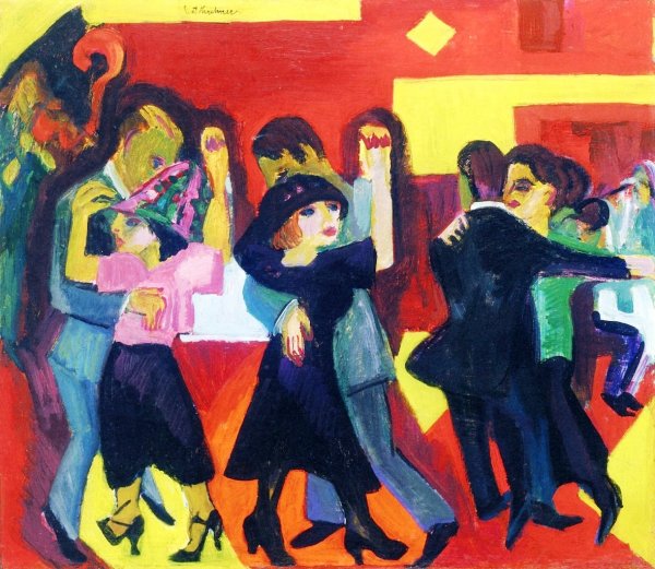 Main Product Photo of Tango-Tea Painting by Ernst Ludwig Kirchner