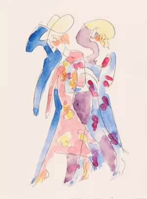 Tanzerinnen by Ernst Ludwig Kirchner Oil Painting