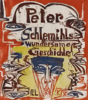 Titelblatt der Holzschnittfolge zu Adelbert von Chamissos Erzahlung 'Peter Schlemihls wundersame Geschichte' by Ernst Ludwig Kirchner Oil Painting