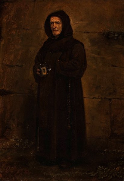 Main Product Photo of A Franciscan Monk Painting by Ernst Meyer