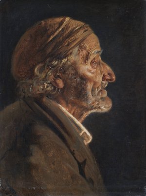 A Neapolitan Fisherman by Ernst Meyer Oil Painting