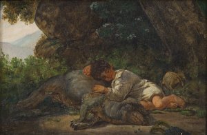 Two friends by Ernst Meyer Oil Painting