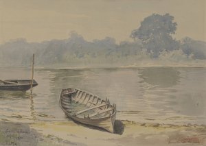 Aus dem Hampton Court Park, August 5, 1880 by Ernst Morgenstern Oil Painting