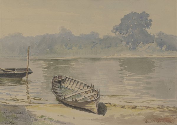 Main Product Photo of Aus dem Hampton Court Park, August 5, 1880 Painting by Ernst Morgenstern